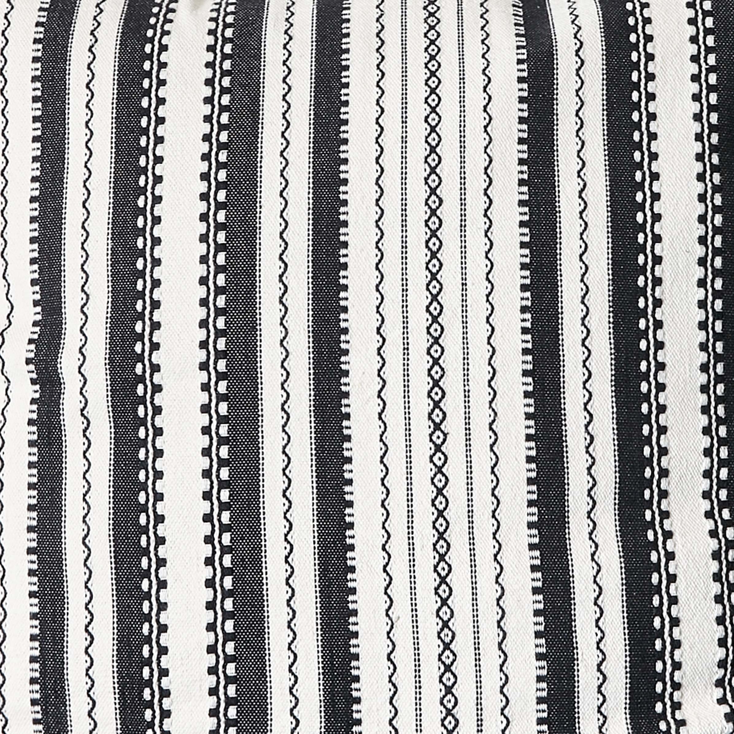 Mantel individual 2 uds. alpujarra blanco y negro puntilla