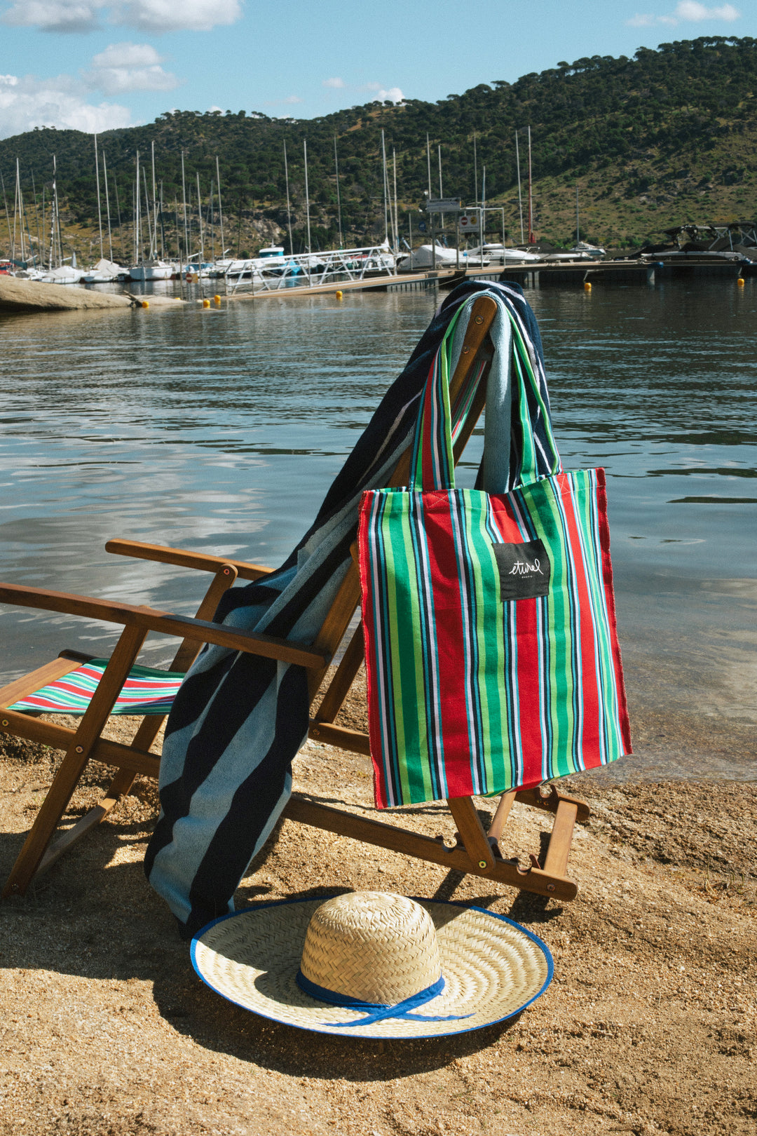 Tejido para hamaca y cojín lona rojo