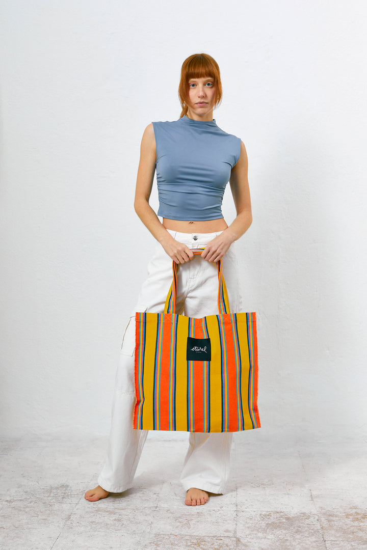 Bolso XL lona hamaca amarillo