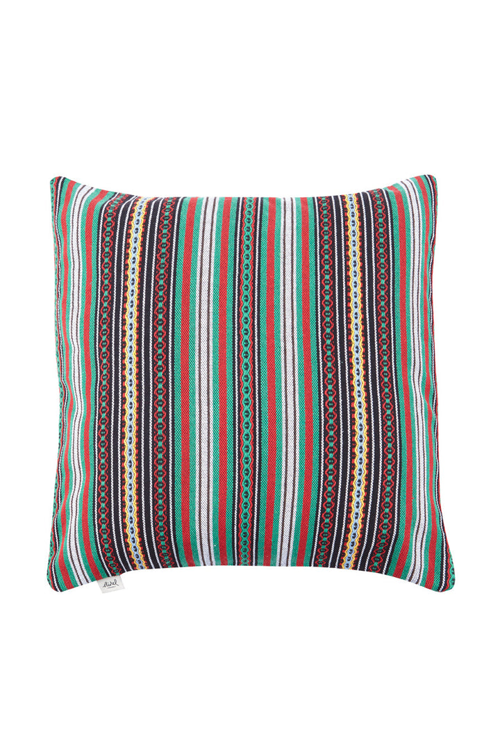 Funda cojín granada verde 50cmx45cm