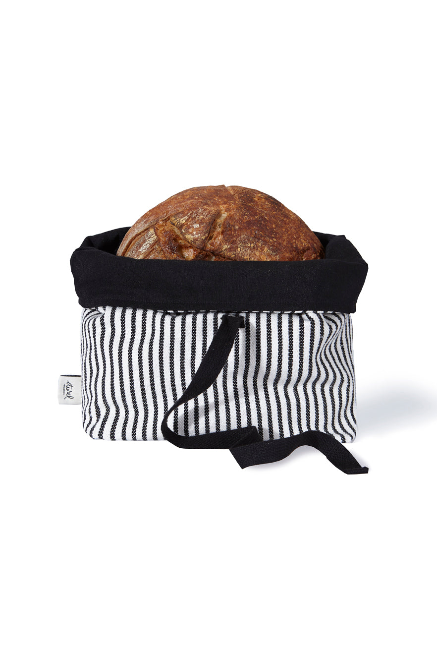 Panera pan de hogaza loneta estribera blanco y negro