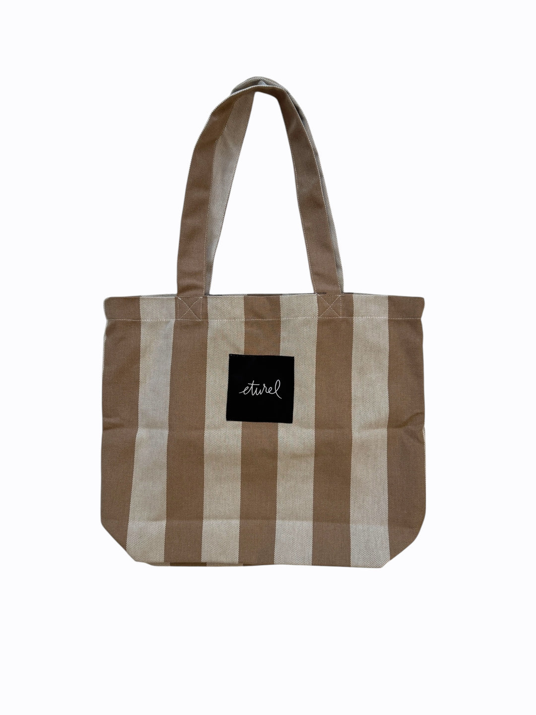 Bolso tote lona toldo beige (muestrario)