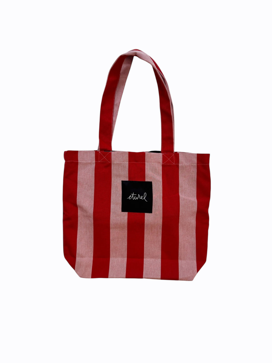 Bolso tote lona toldo rojo (muestrario)