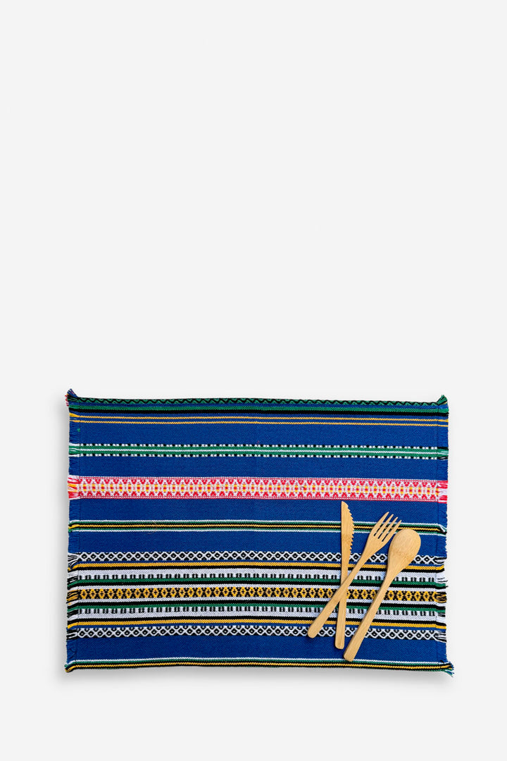 Mantel individual granada azul (pack de 2)