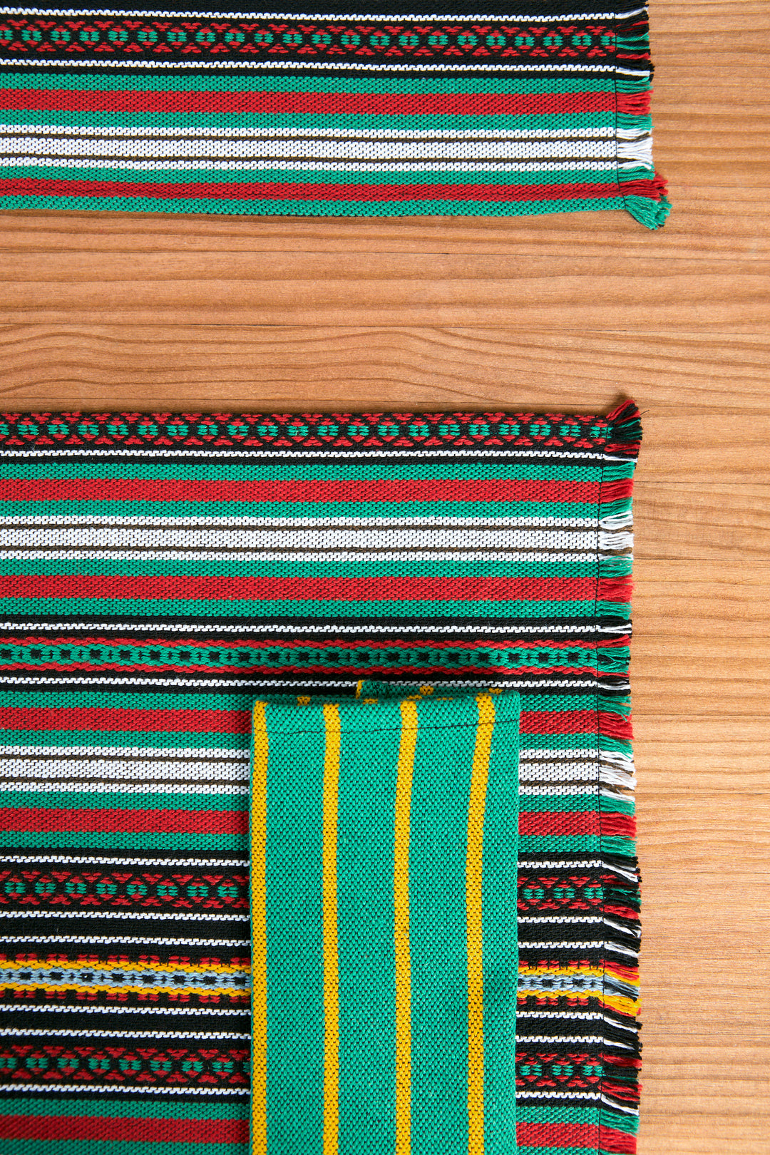 Mantel individual granada verde (pack de 2)