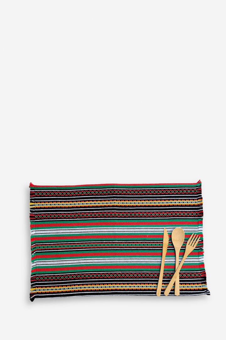 Mantel individual granada verde (pack de 2)