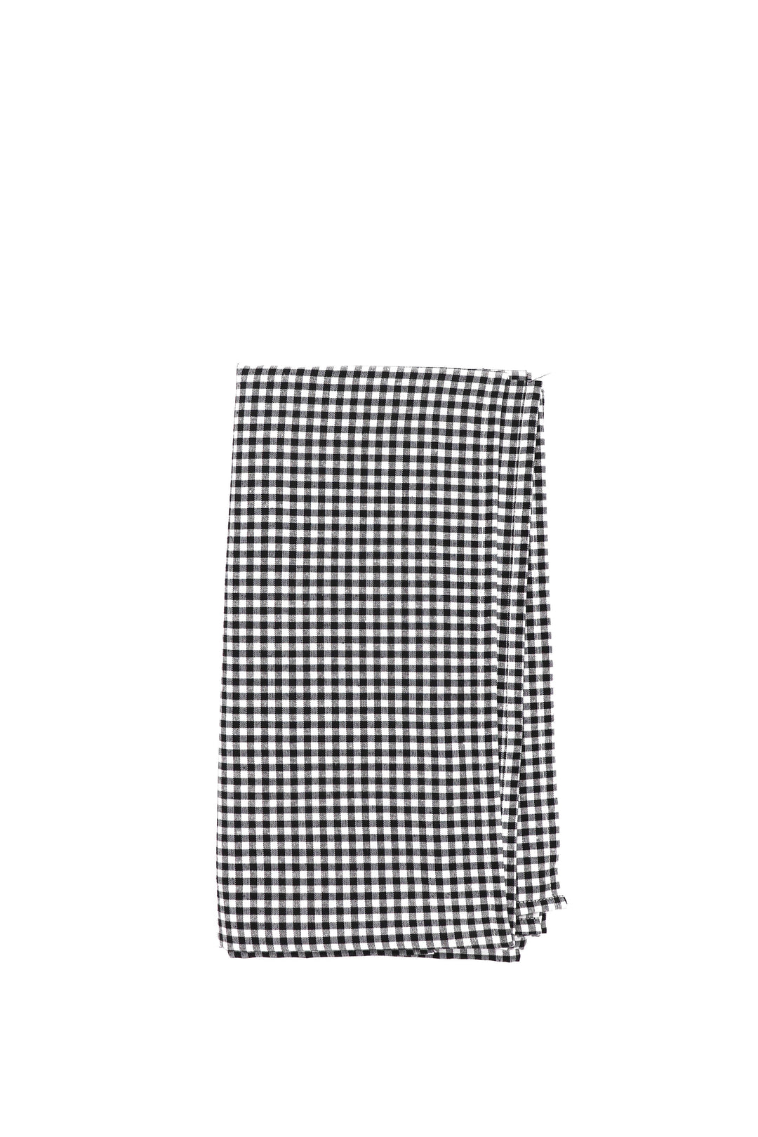 Mantel cuadros vichy negro