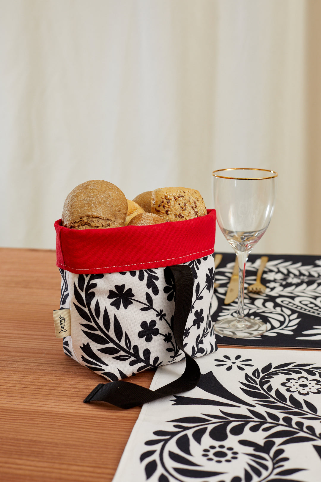 Mantel individual reversible folklore blanco (pack de 2)