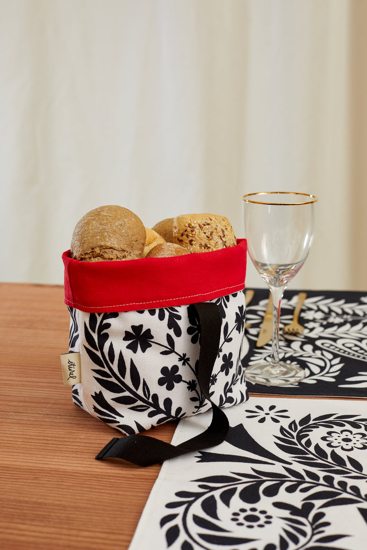 Mantel individual reversible folklore blanco (pack de 2)