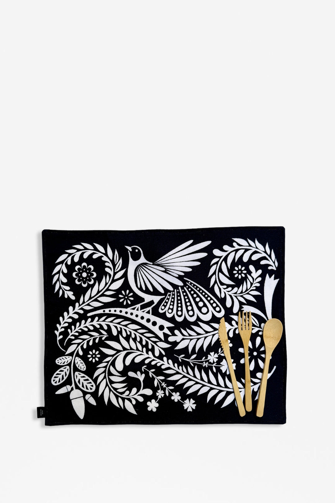 Mantel individual reversible folklore blanco (pack de 2)