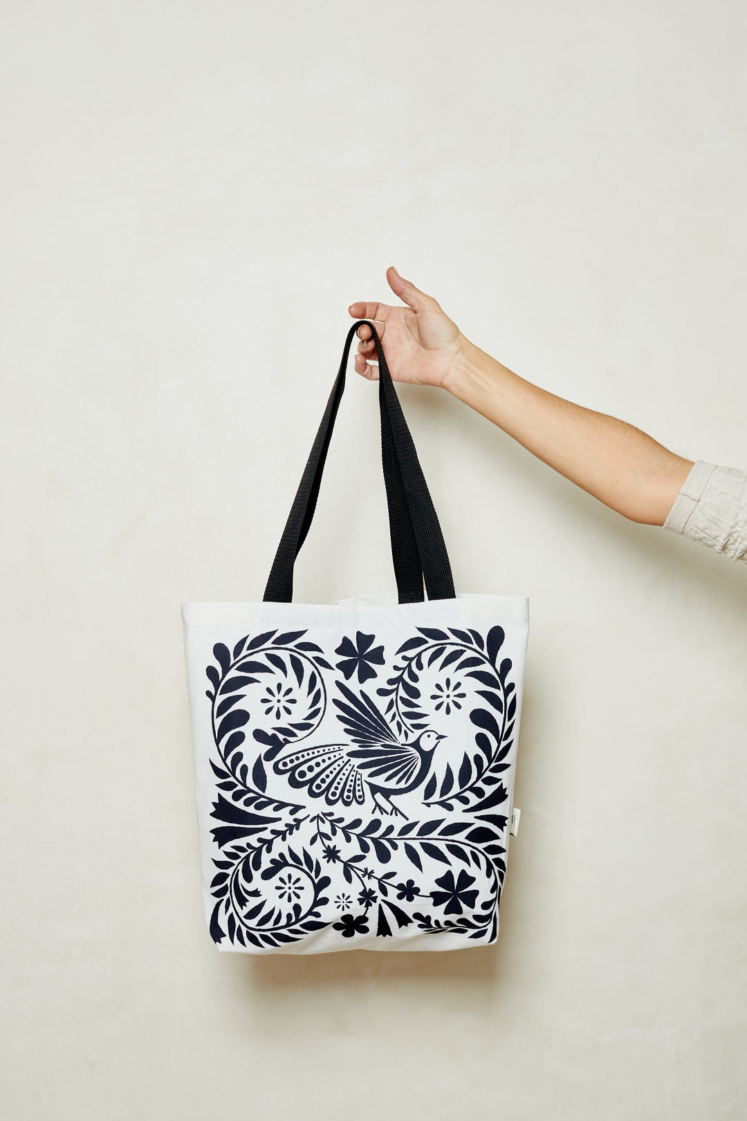 Tote Bag folklore blanco