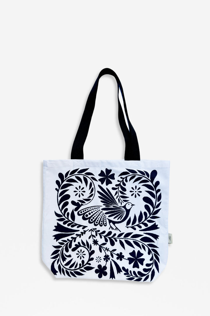 Tote Bag folklore blanco