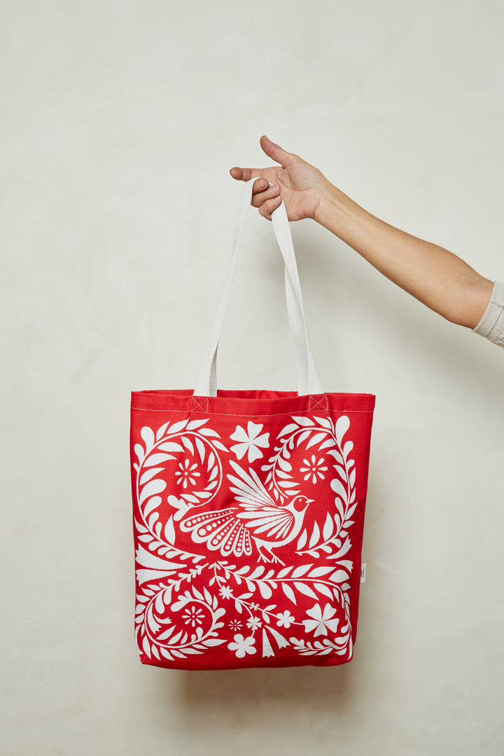 Tote Bag folklore rojo