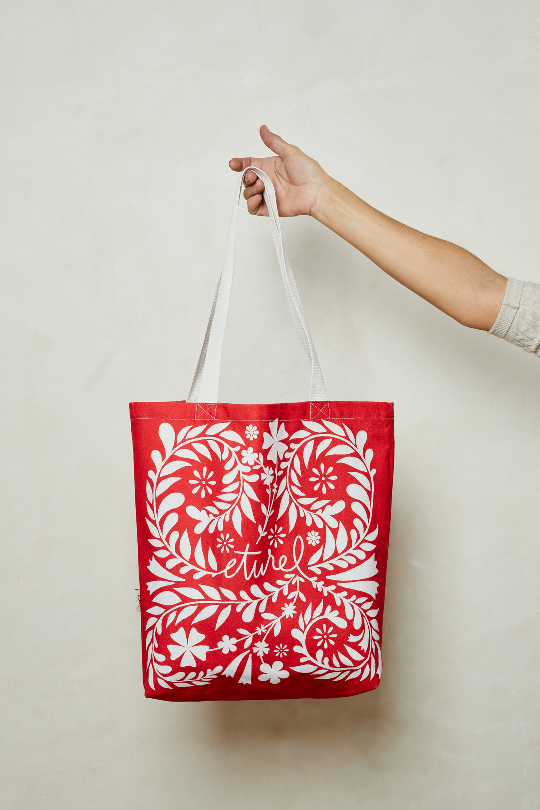 Tote Bag folklore rojo