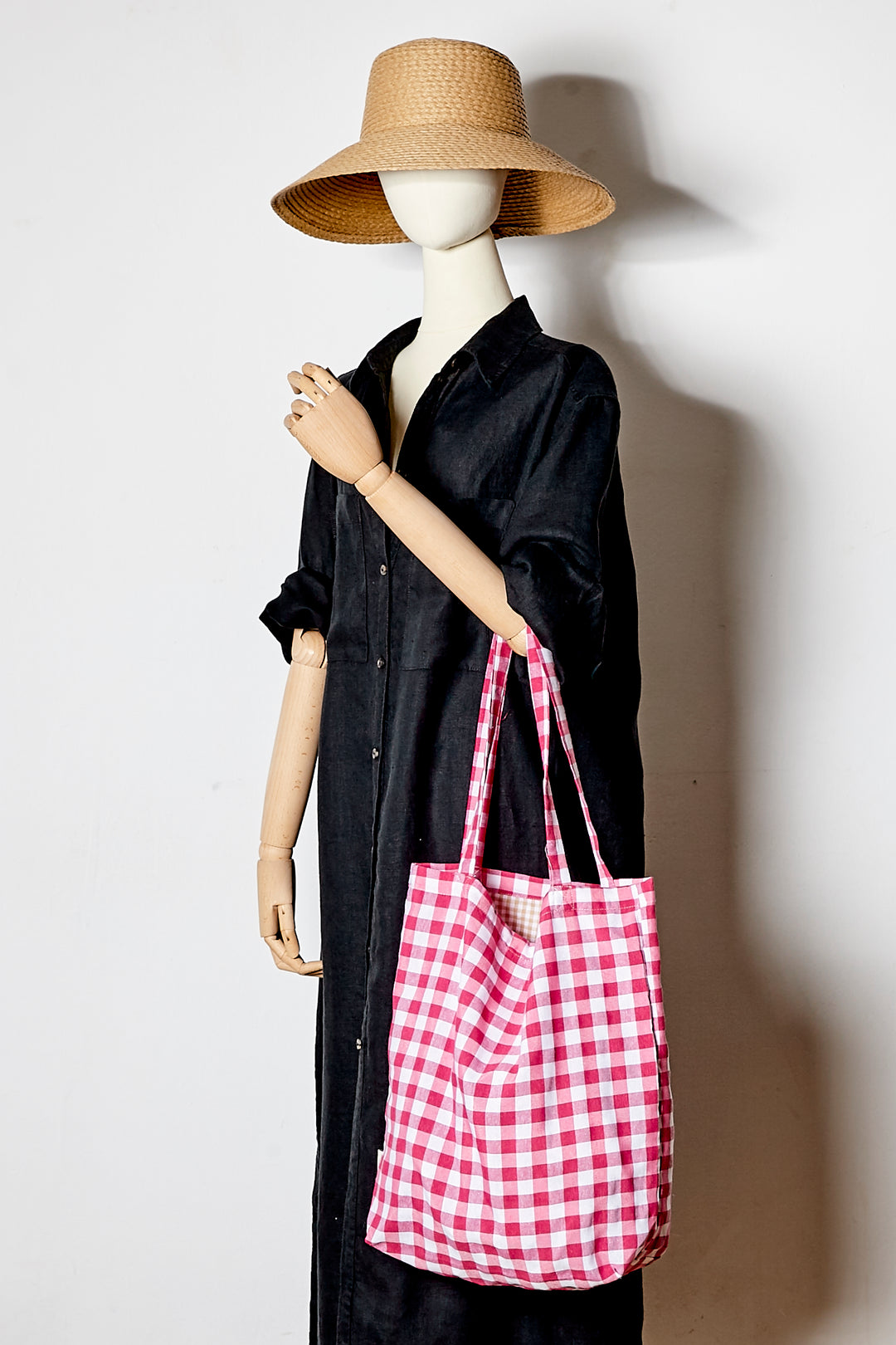 Tote Bag vichy rosa
