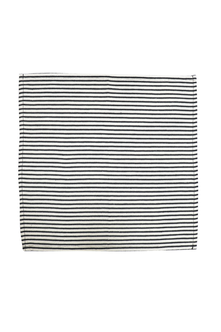 Servilleta loneta estribera blanco y negro (pack de 2)