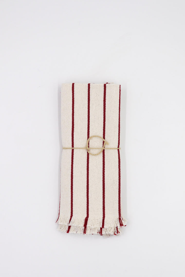 Mantel individual loneta granate (pack de 2)