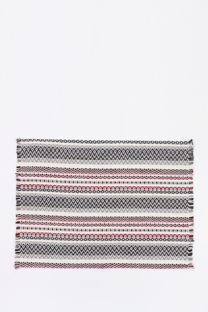 Mantel individual tejido morellano granate (pack de 2)