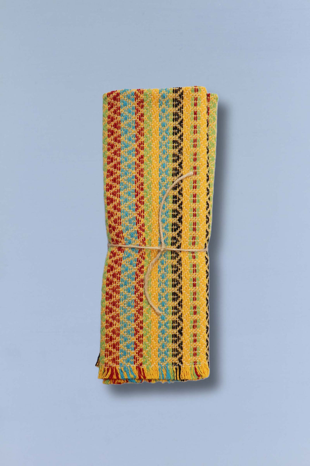 Mantel individual tejido morellano amarillo (pack de 2)