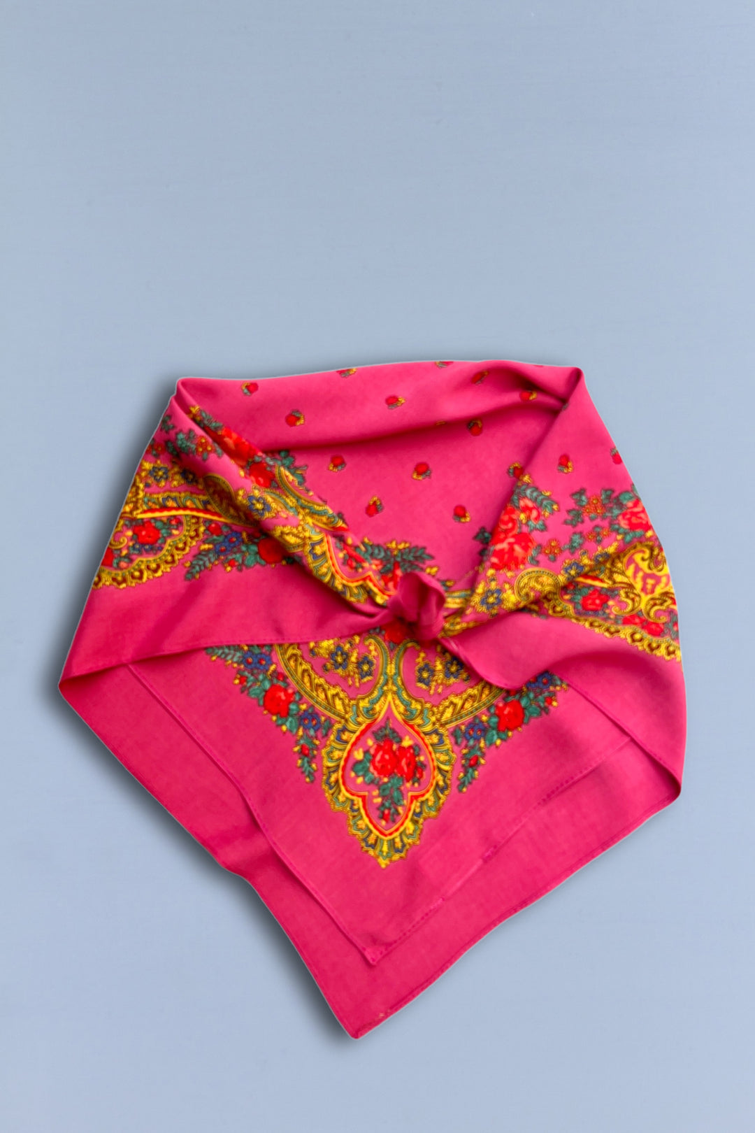 Pañuelo portugués rosa pequeño superior