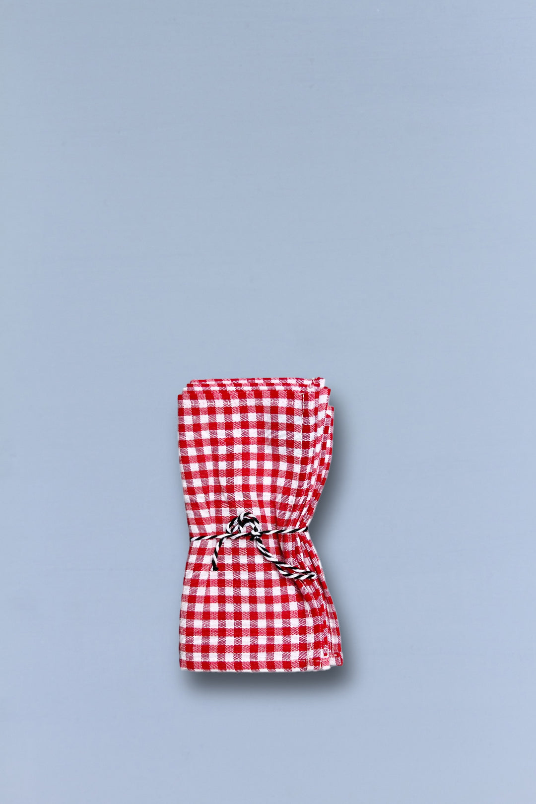 Servilleta cocktail vichy rojo Pack 6uds. cerrado