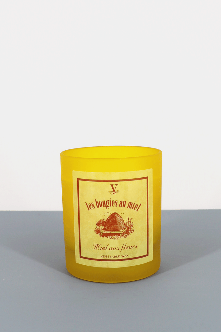 Vela vegetal MIEL FLORES