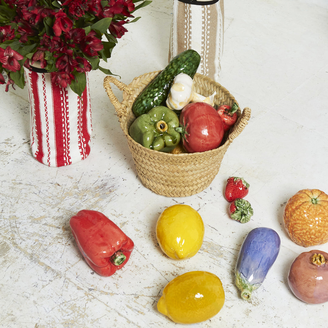 Frutas y hortalizas de cerámica