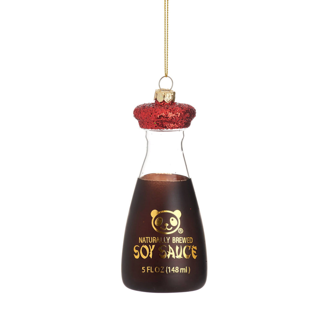 Salsa de soja colgante de cristal - Adorno Navidad