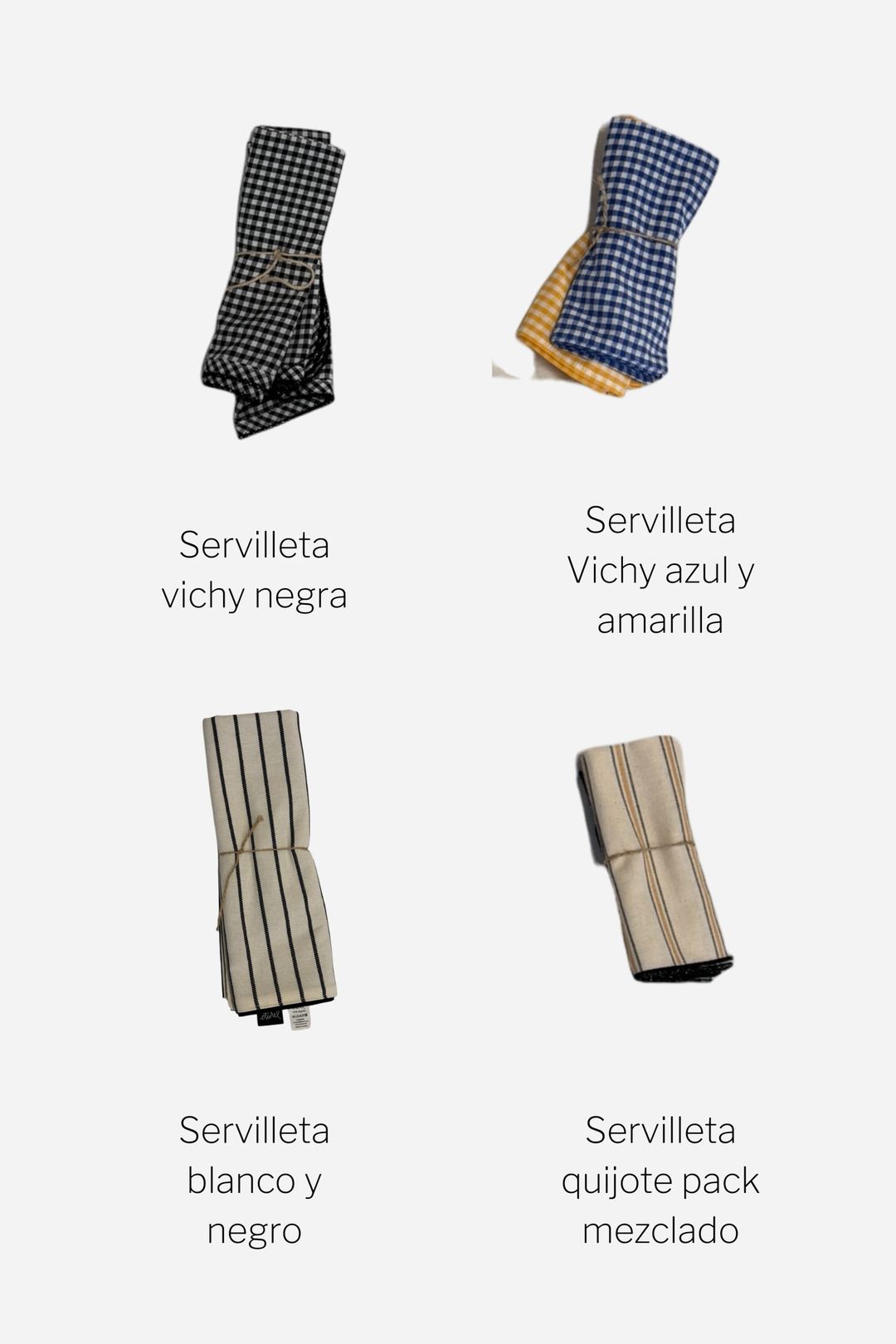 Mix Manteles individuales y servilletas (Muestrarios)