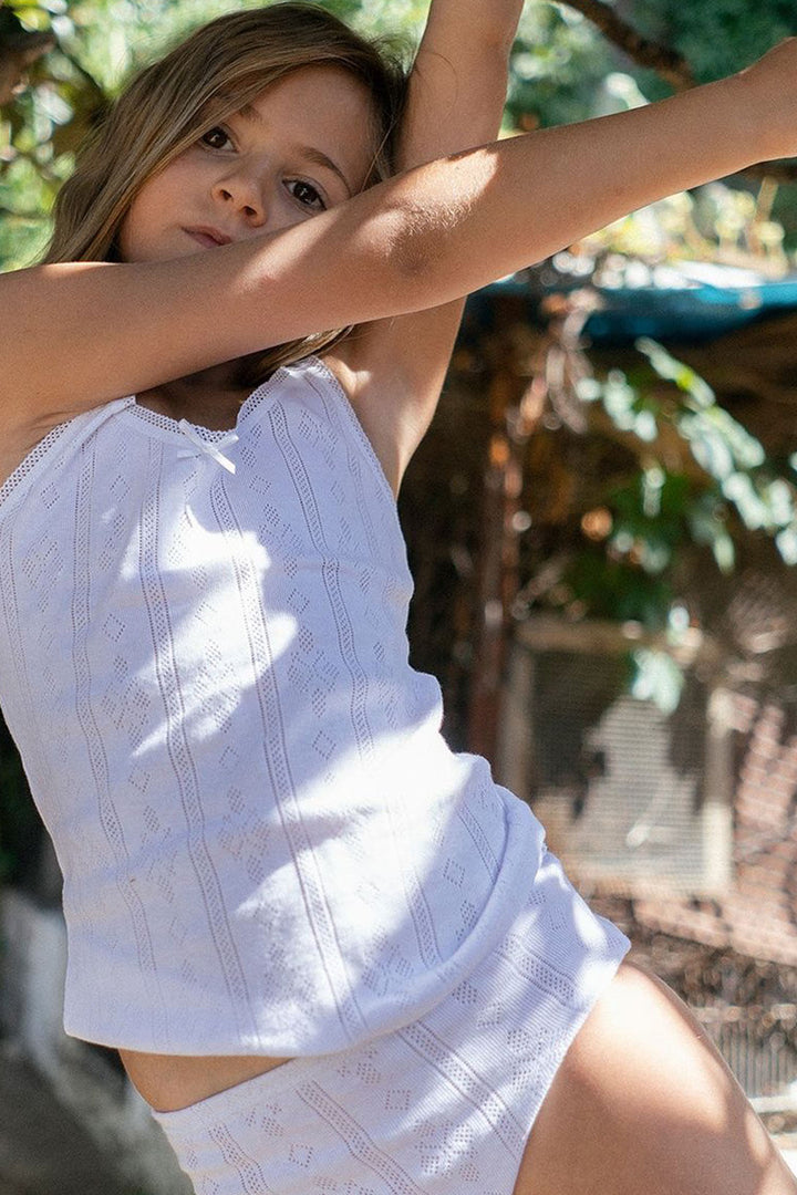 Braguita nilña clásica alta de algodón jacquard
