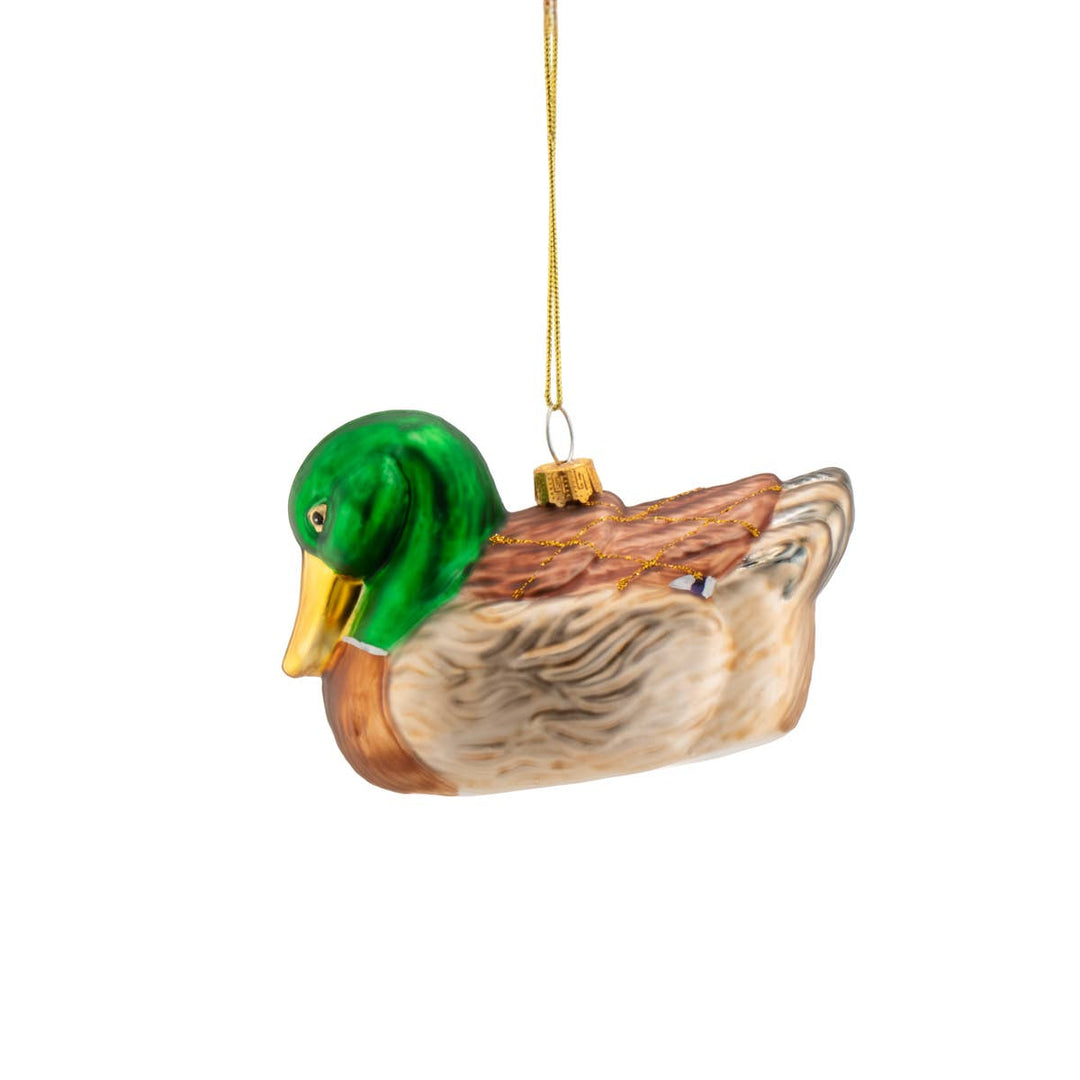 Pato colgante de cristal - Adorno Navidad