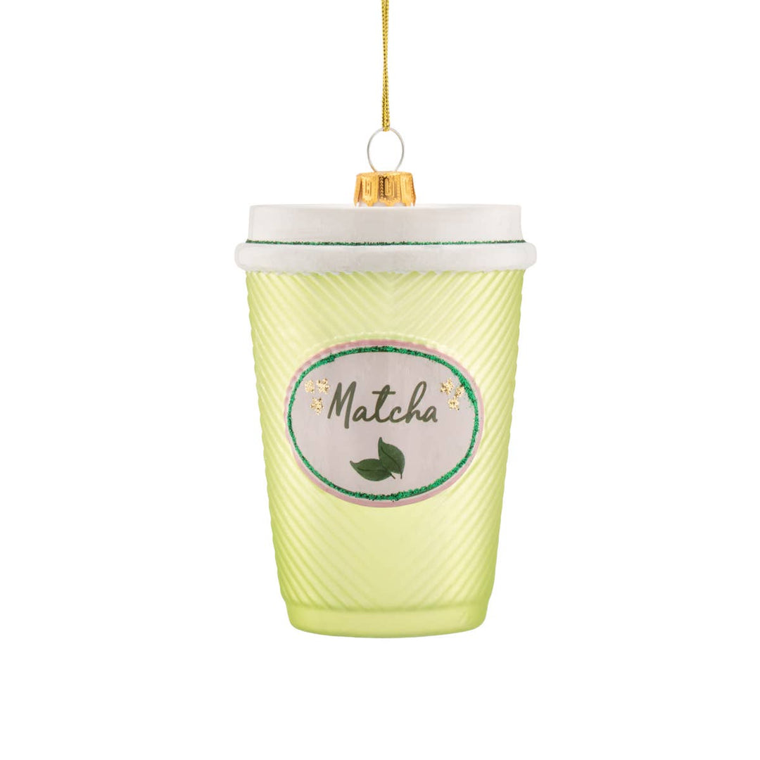 Matcha colgante de cristal - Adorno Navidad | PREVENTA