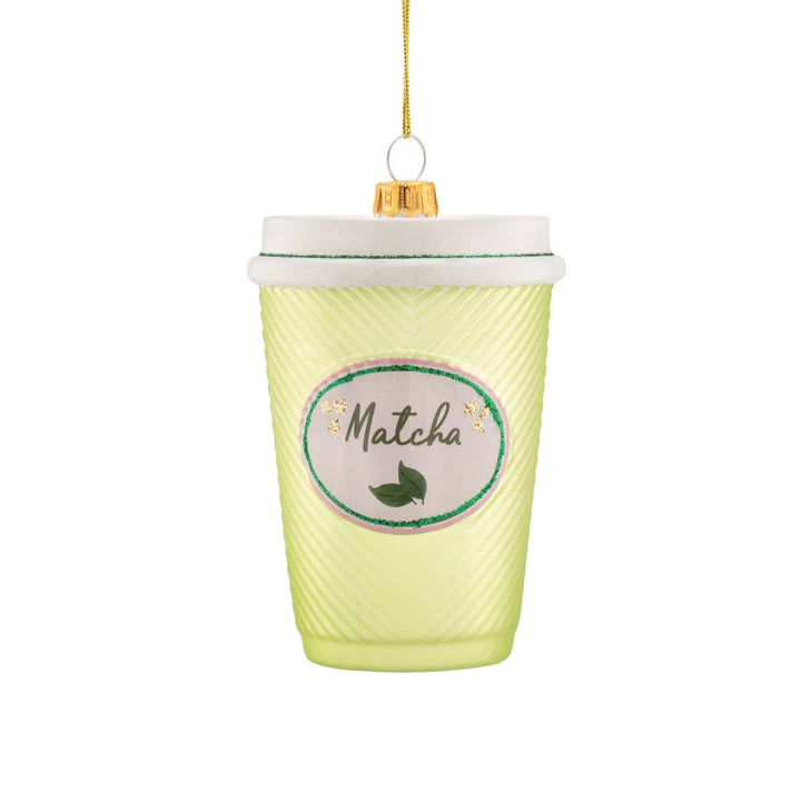 Matcha colgante de cristal - Adorno Navidad | PREVENTA