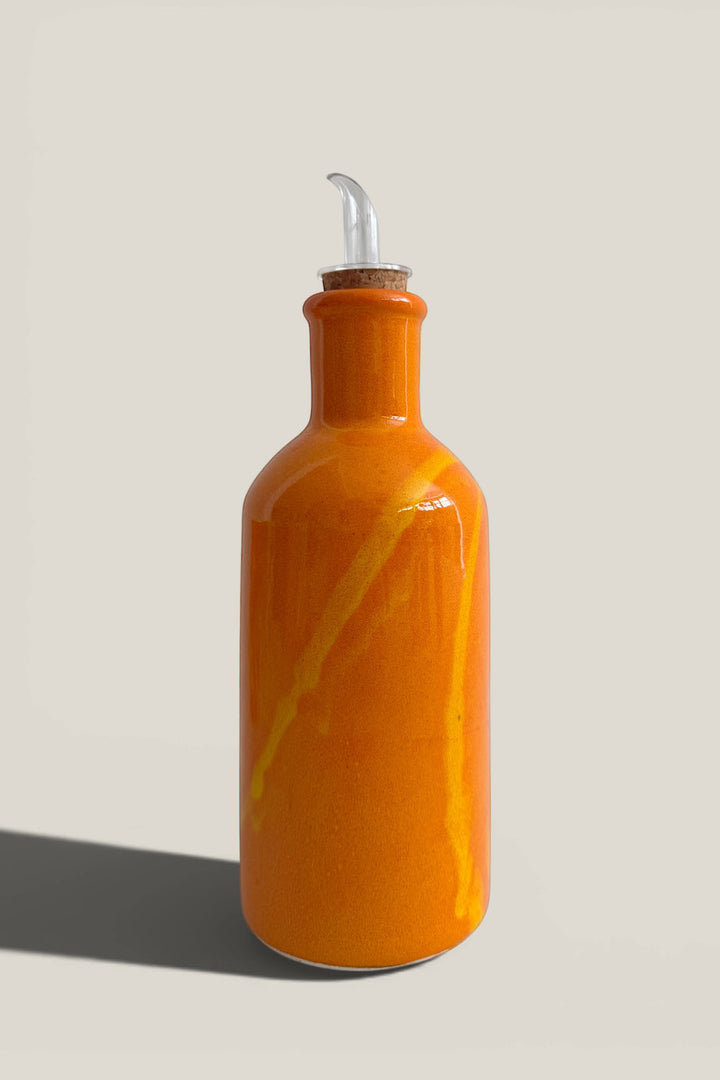 Aceiteras salpicado rojo