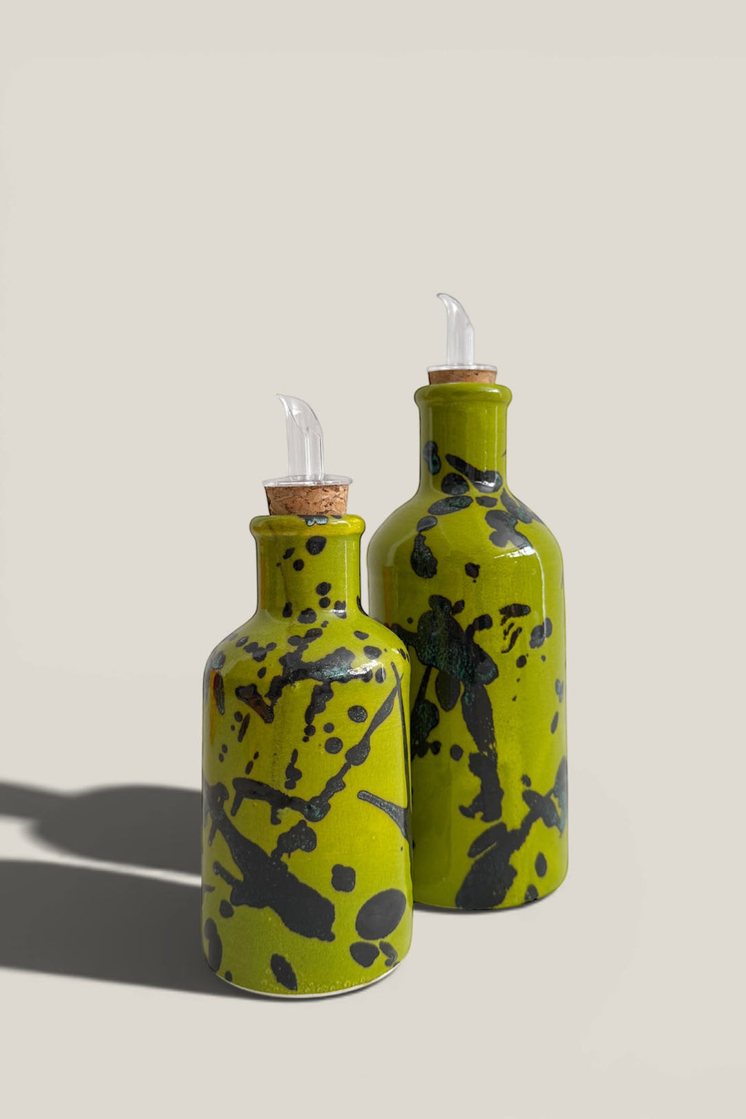 Aceiteras salpicado olivo