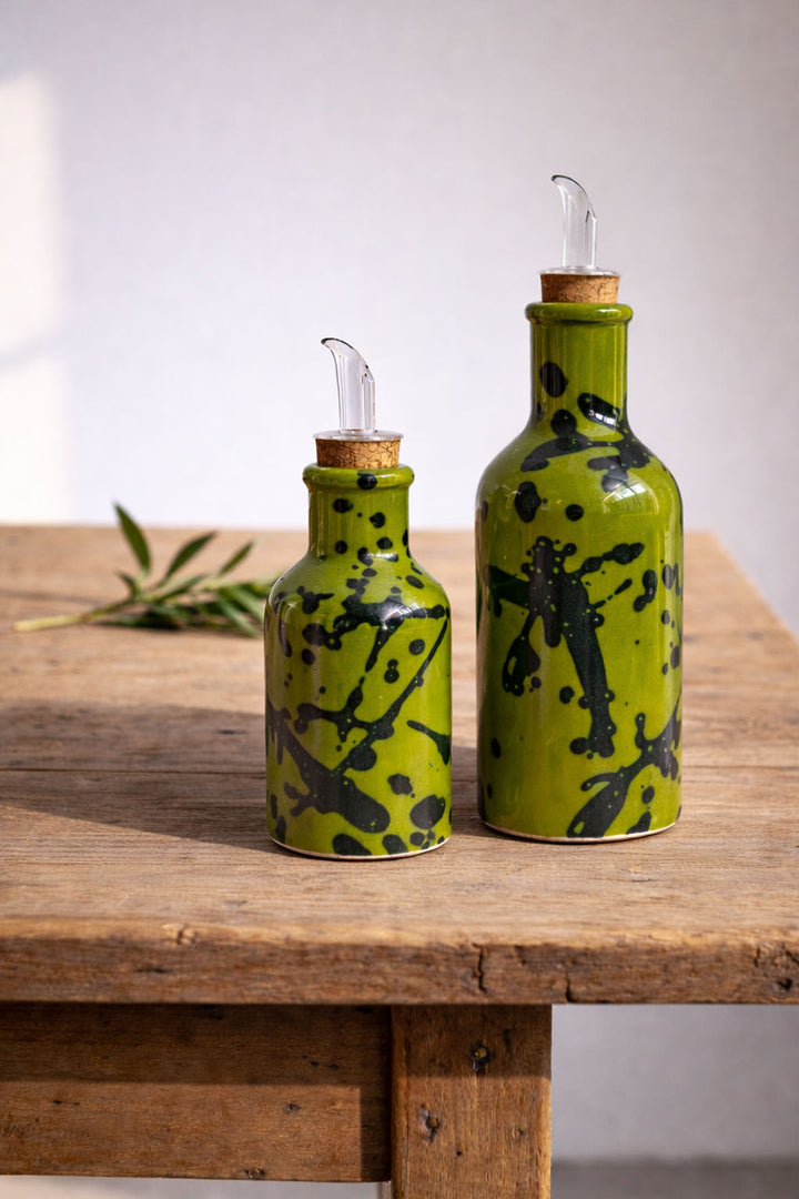 Aceiteras salpicado olivo