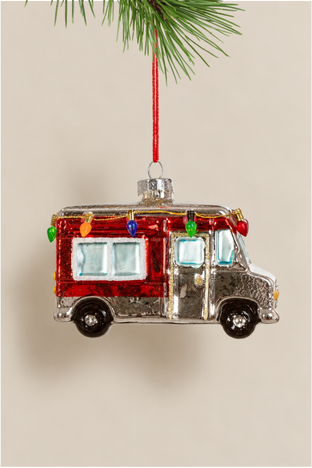 Autocaravana colgante de cristal - Adorno Navidad