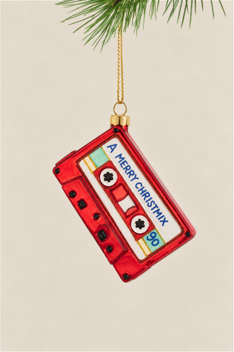 Casete colgante de cristal - Adorno Navidad | PREVENTA