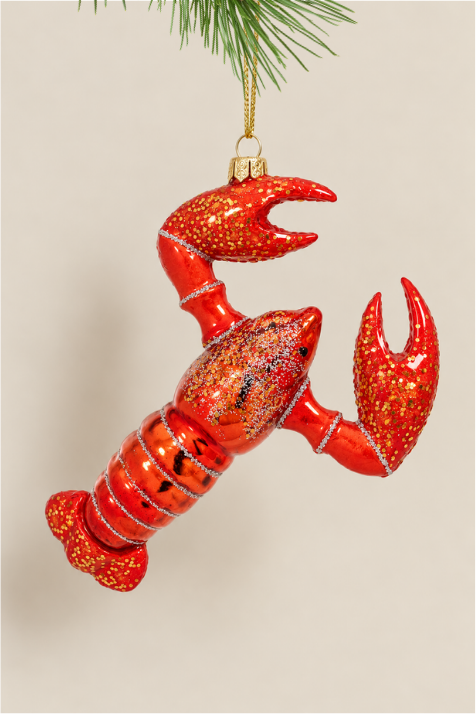 Langosta colgante de cristal - Adorno Navidad | PREVENTA