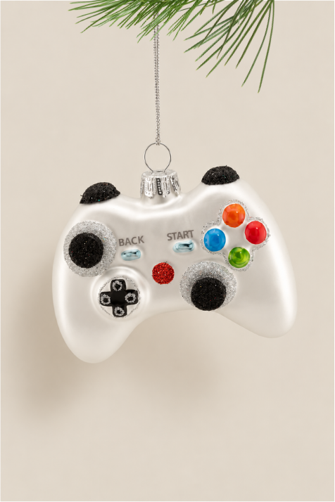 Videojuego colgante de cristal - Adorno Navidad| PREVENTA