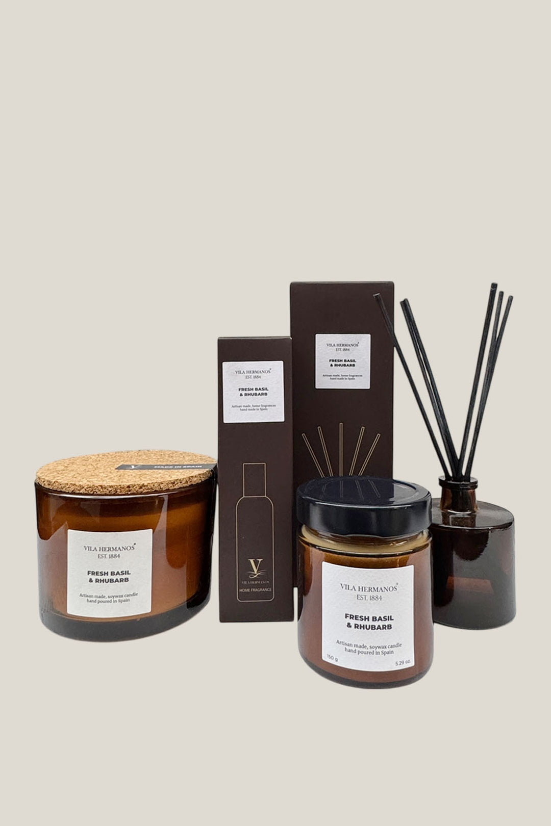 Apothecary Albahaca fresca y ruibarbo