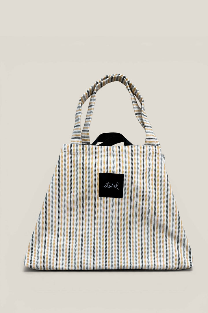 Bolso shopper maxi sarga de burgos miel