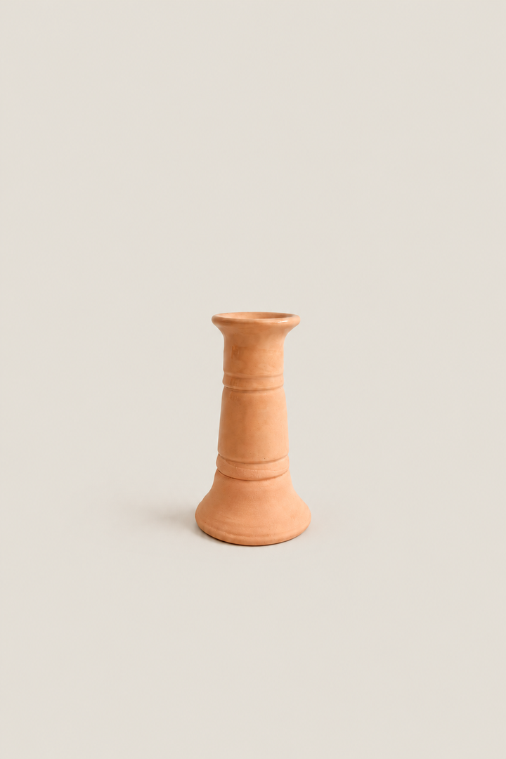 Candelero de barro alto Candela