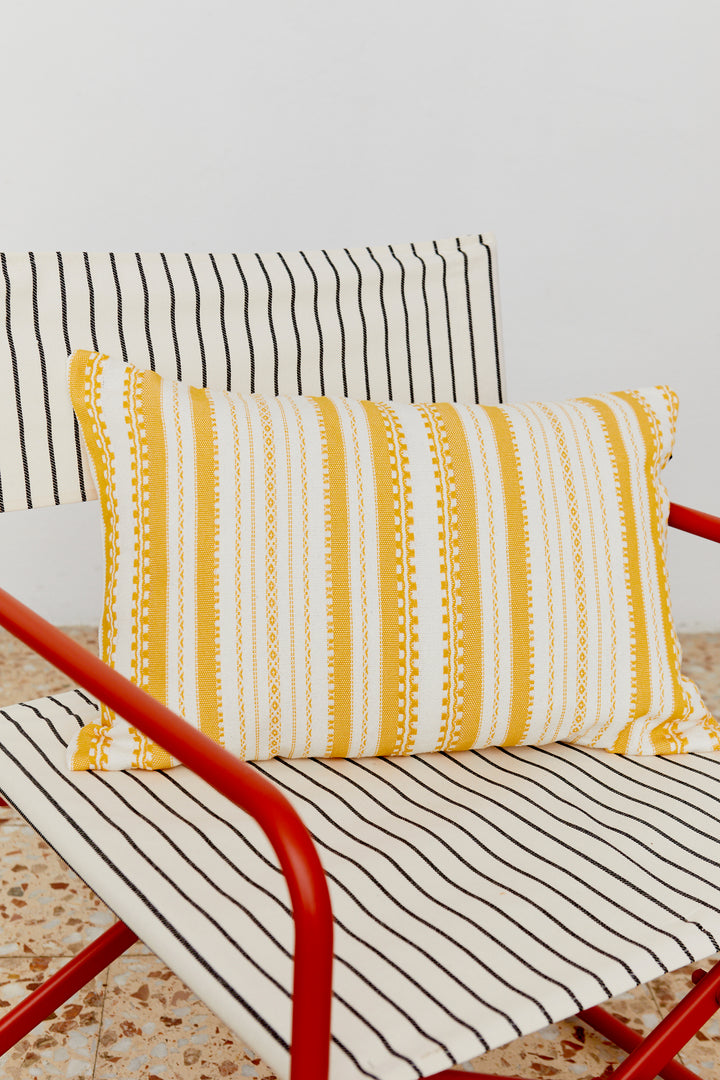 Funda cojín alpujarra amarillo