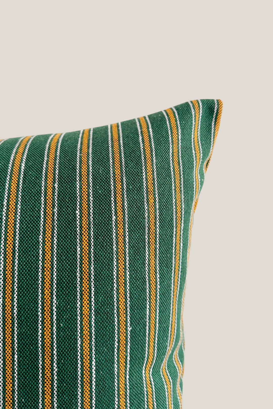 Funda cojín tejido manchego verde 50cmx50cm