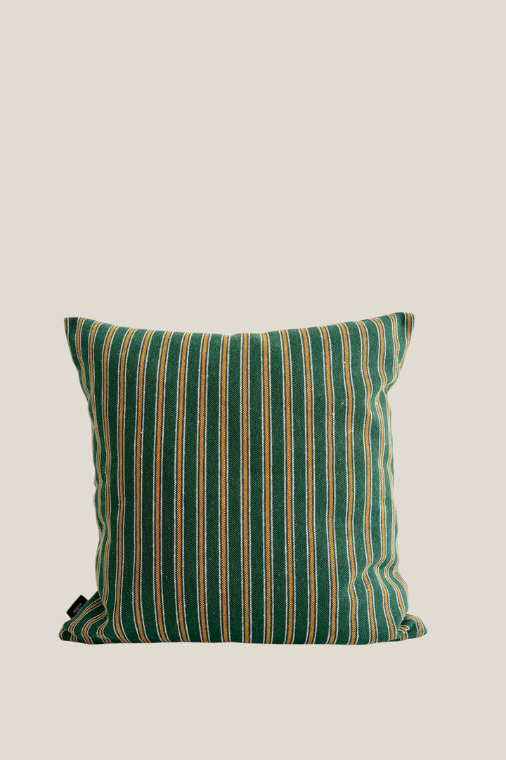 Funda cojín tejido manchego verde 50cmx50cm