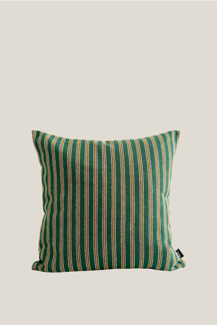 Funda cojín tejido manchego verde 50cmx50cm