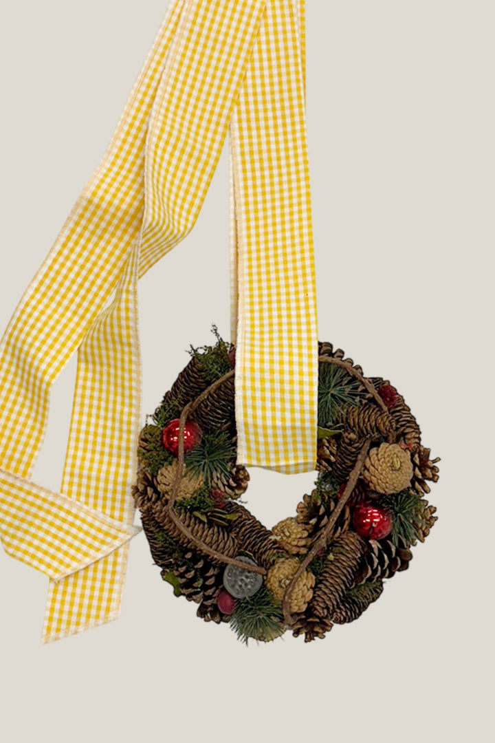 Corona piñas y vid + lazo