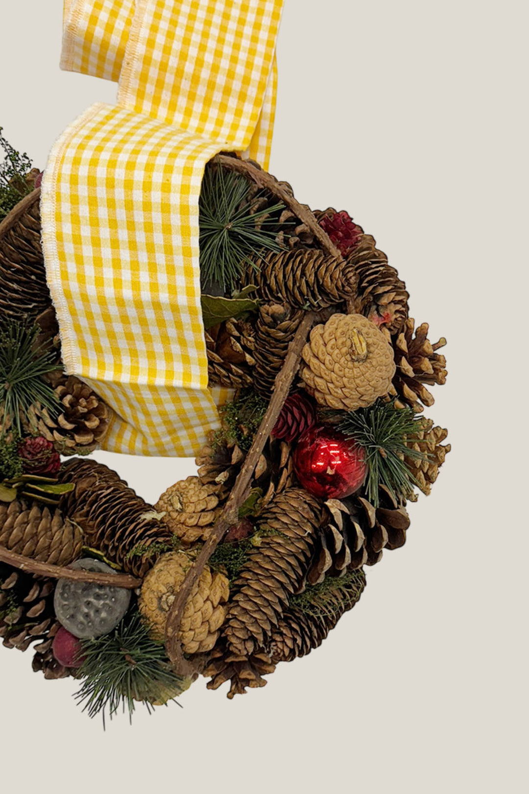 Corona piñas y vid + lazo