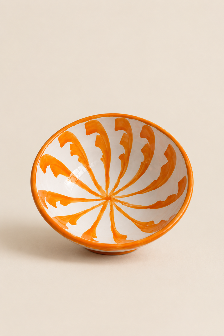 Set de cuencos granaíno naranja ácida